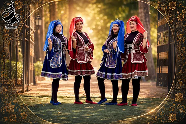 اجرای رقص سنتی قجری و رقص کلاسیک توسط گروه رقص باما